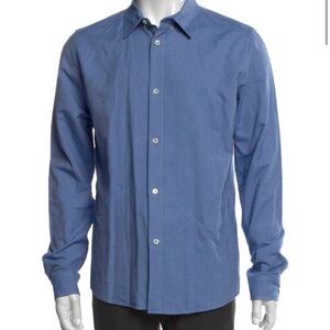 A.P.C. Classic Blue Casual Button-Down Shirt